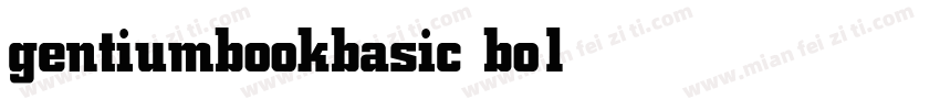 gentiumbookbasic bold字体转换
